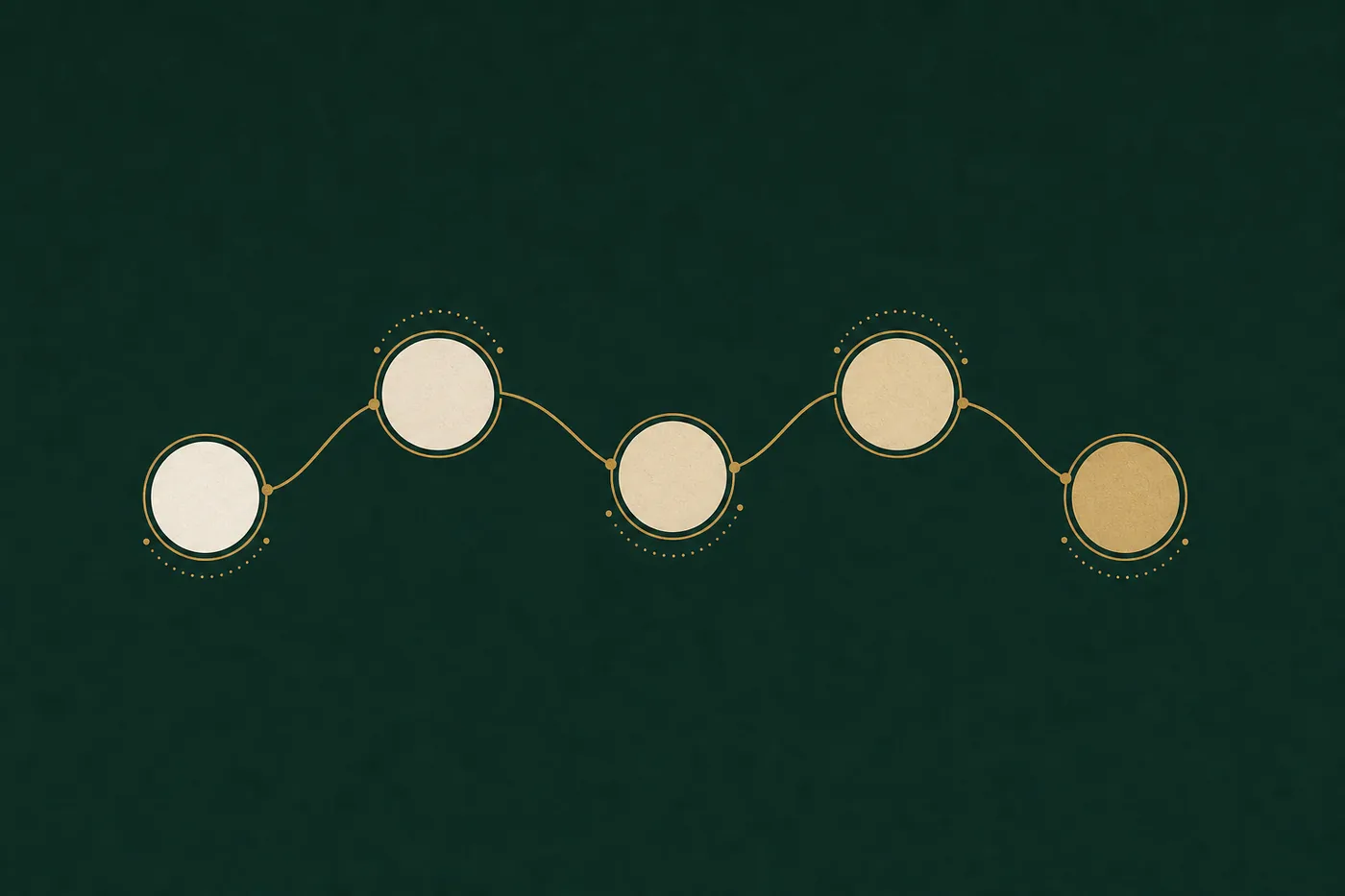 Ilustração conceitual sobre as etapas do tratamento, da avaliação à coroa definitiva